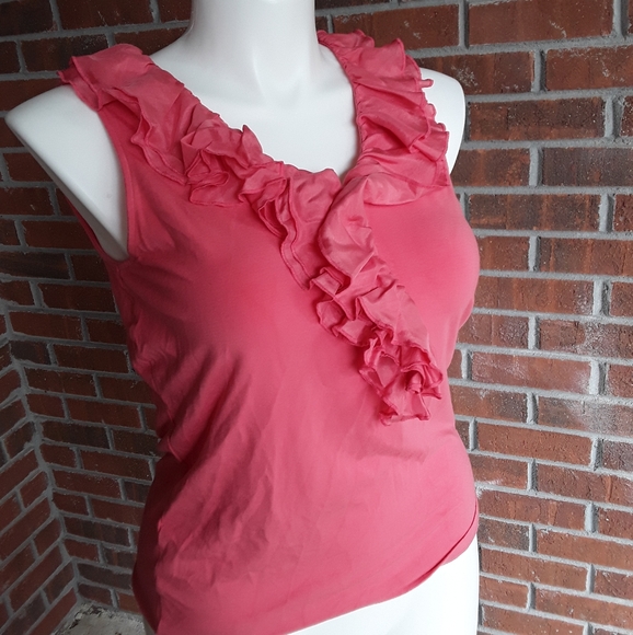 🍁CLOSET CLEAR OUT 5/$20🍁 Ralph Lauren Ruffle Top - Picture 1 of 3